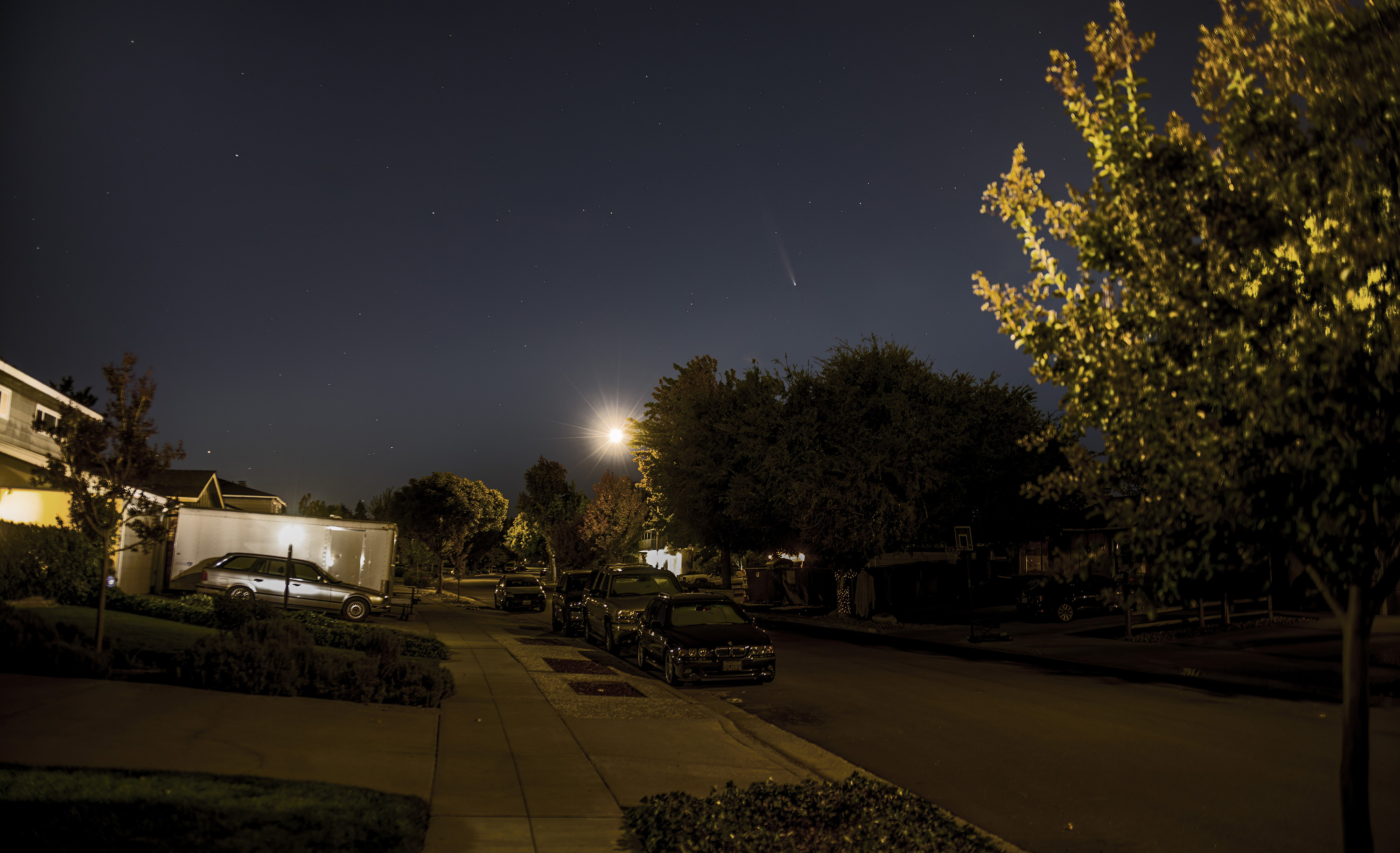 Comet Tsuchinshan-ATLAS over Pinehurst Oct 2024